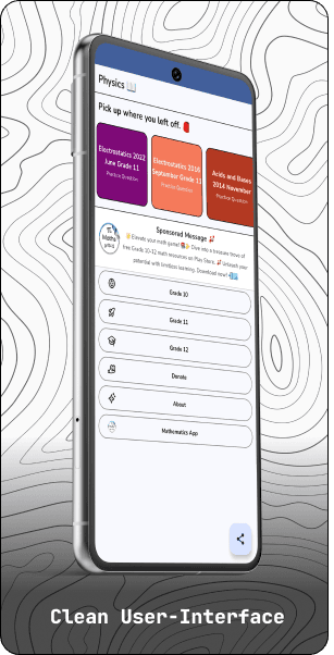 Clean User Interface for sa papers