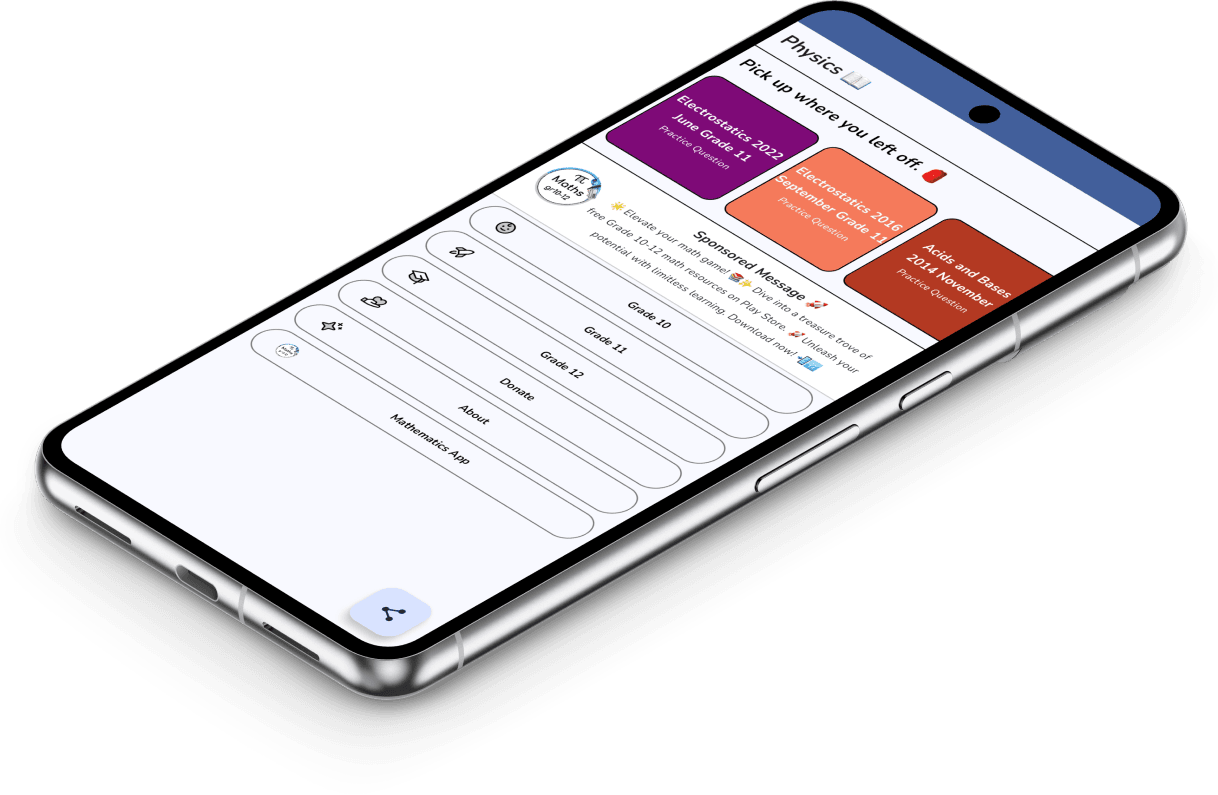 Physics App on Phone